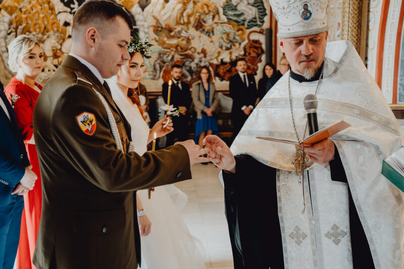 Ślub w cerkwi w Supraślu